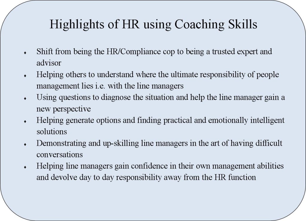 Coachign HIghlights of HR