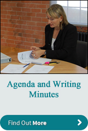 Agenda and writing minutes