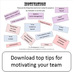 management development workshop Motivation Tips