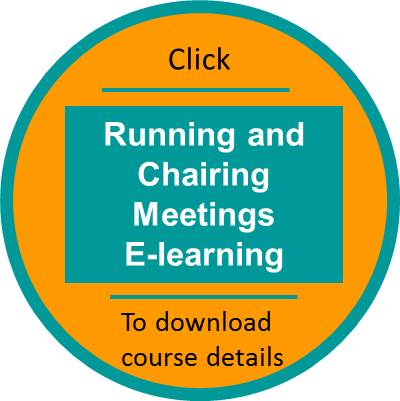 unning and chairing meetings elearning outline