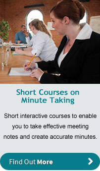 short minute taking training